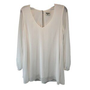 Show Me Your Mumu Donna Michelle White Tunic Dress S Soft Feminine Soft Girl